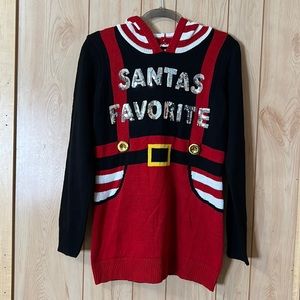 NWT Ugly Women’s sweater with hoodie Size Large